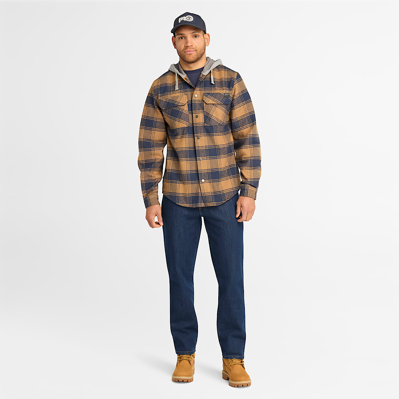 Mens Timberland PRO Ballast Flex Denim Carpenter Jeans TBL Dark Wash ALT1