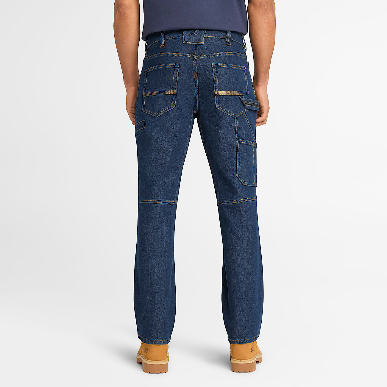 Mens Timberland PRO Ballast Flex Denim Carpenter Jeans TBL Dark Wash ALT9