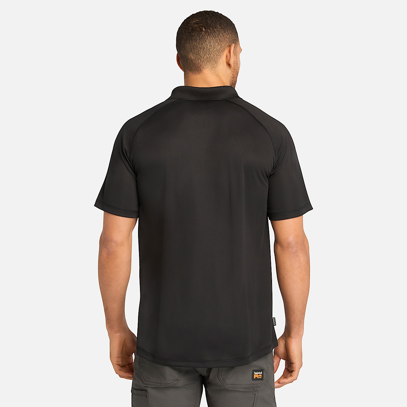 Mens Timberland PRO Wicking Good Polo Shirt TBL Black ALT9