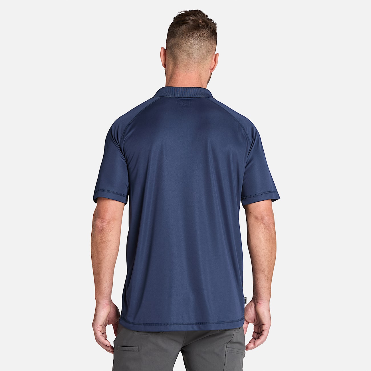 Mens Timberland PRO Wicking Good Polo Shirt TBL Black Iris ALT9