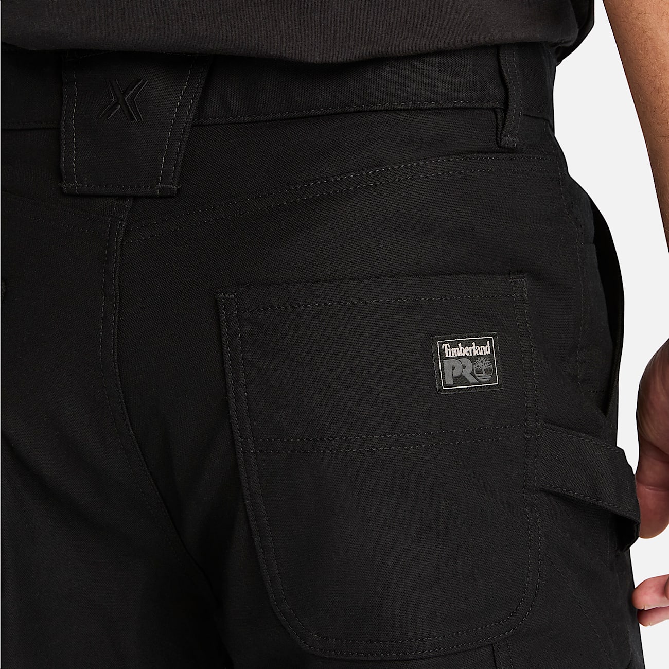 Mens Timberland PRO Gritman Flex DoubleFront Utility Pant TBL Black ALT2