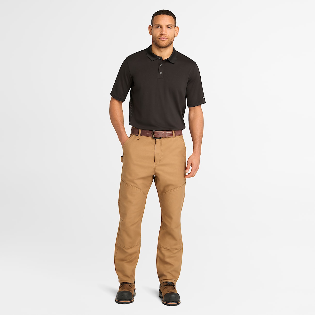 Pantalon tout usage Timberland PRO Gritman Flex avec panneaux avant double paisseur pour hommes TBL Bl fonc ALT1