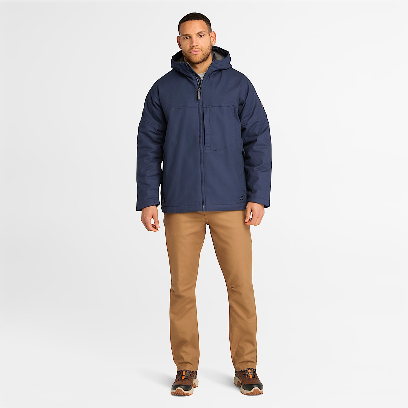 Mens Timberland PRO GritFlex AthleticFit Flex Canvas Pant TBL Dark Wheat ALT1