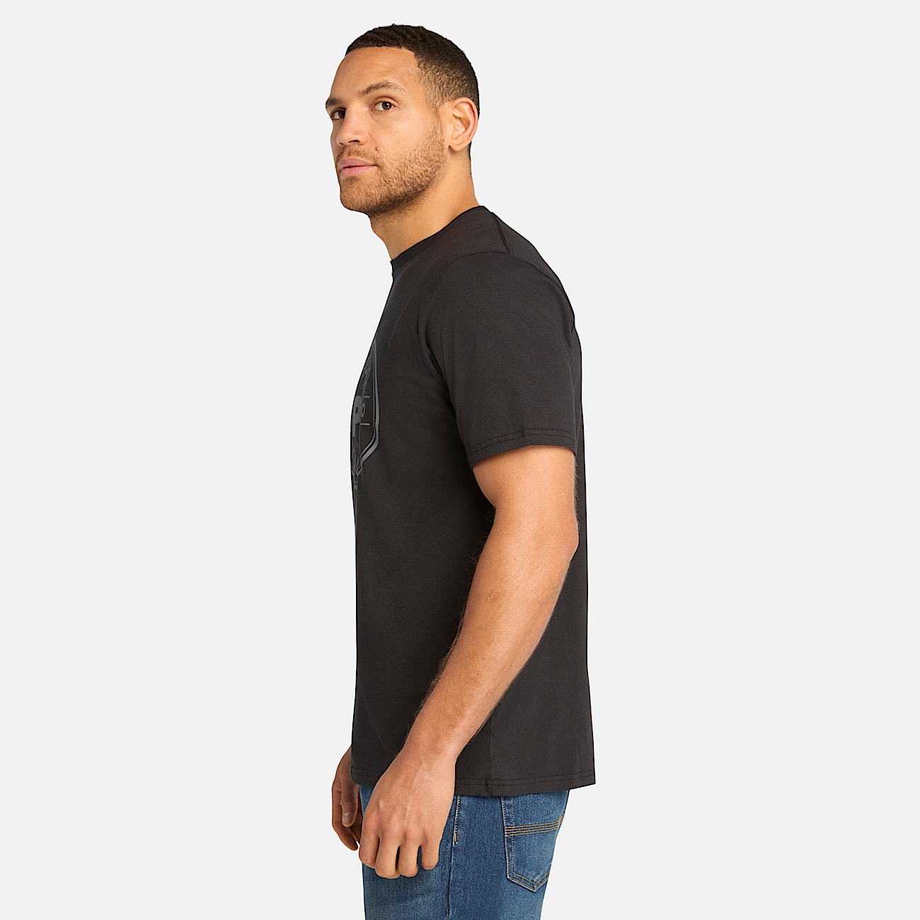 Mens Timberland PRO Trademark TShirt TBL Black ALT8