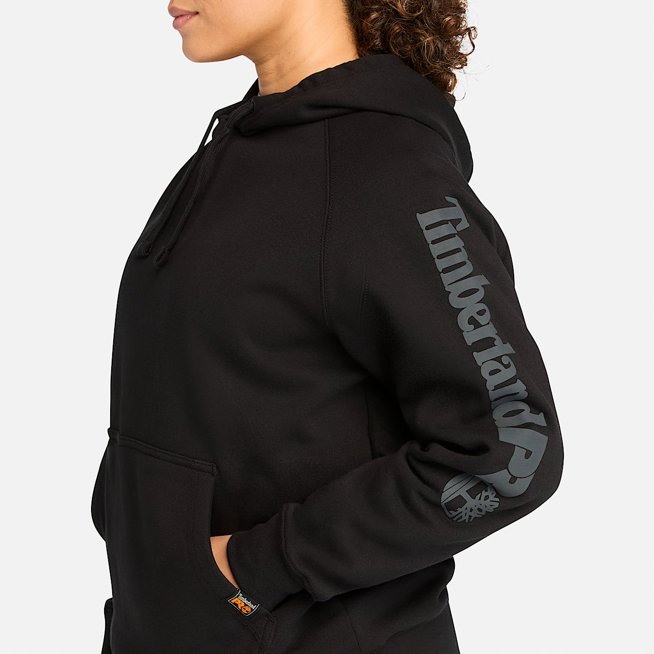 Womens Timberland PRO Hood Honcho Sport Hoodie TBL Black ALT3