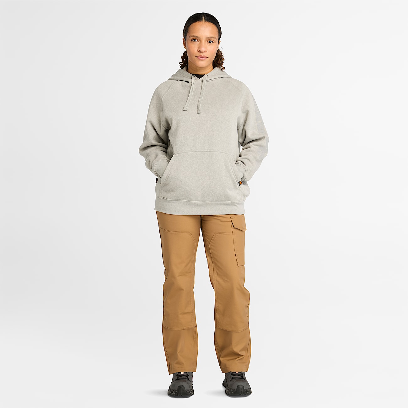 Haut  capuchon sport Timberland PRO Hood Honcho pour femmes TBL Chin gris moyen ALT1