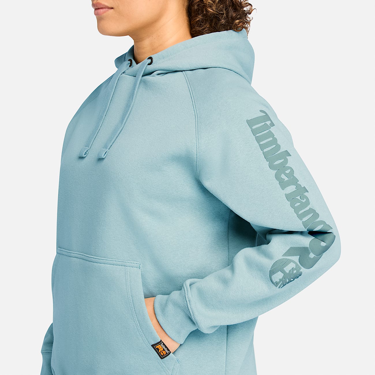Womens Timberland PRO Hood Honcho Sport Hoodie TBL Smoke Blue ALT2