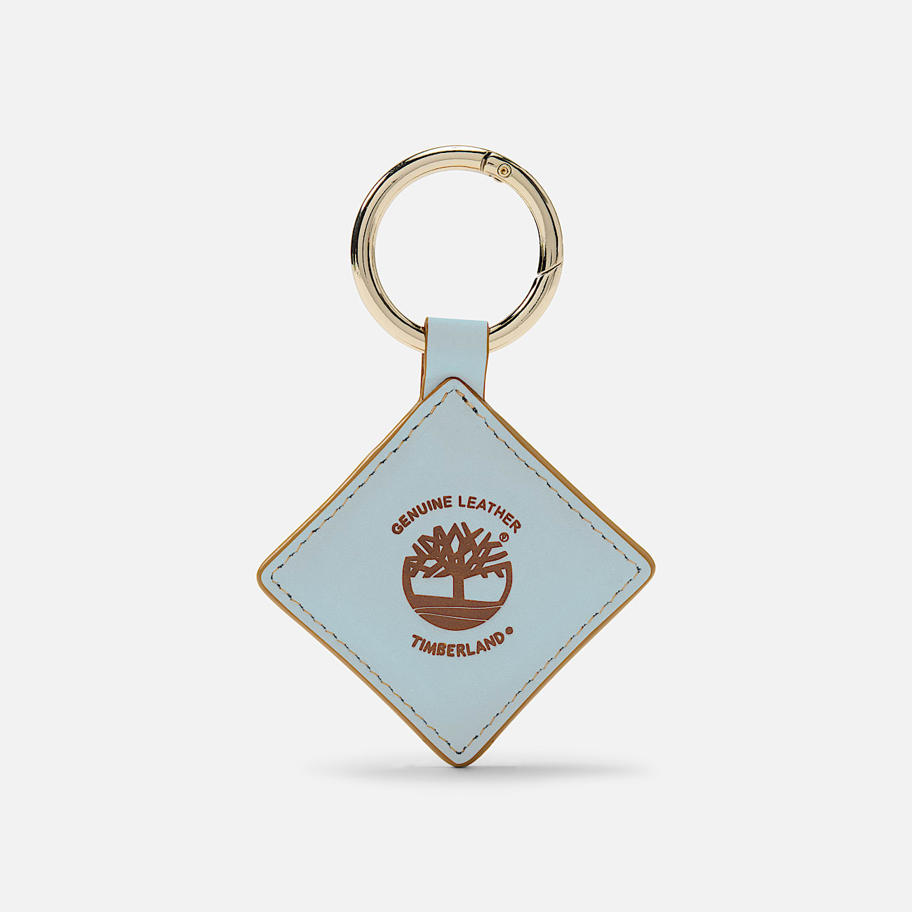 Diamond Leather Keychain TBL Silver Blue HERO