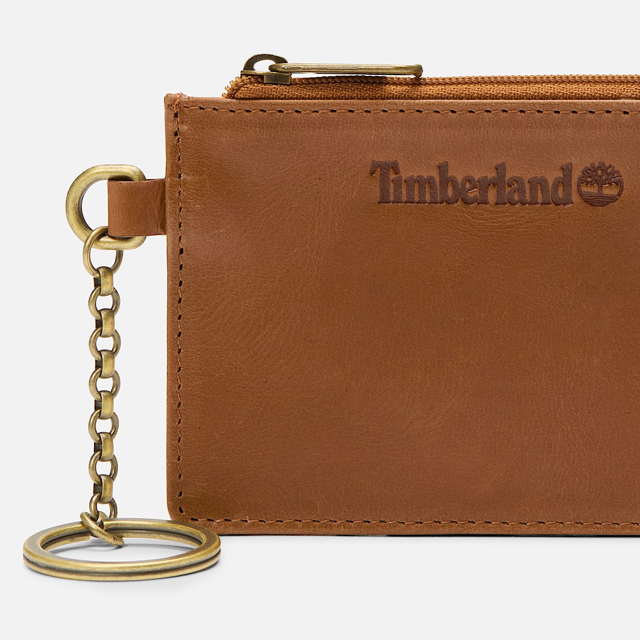 Leather Card Case Keyring TBL Cognac ALT2