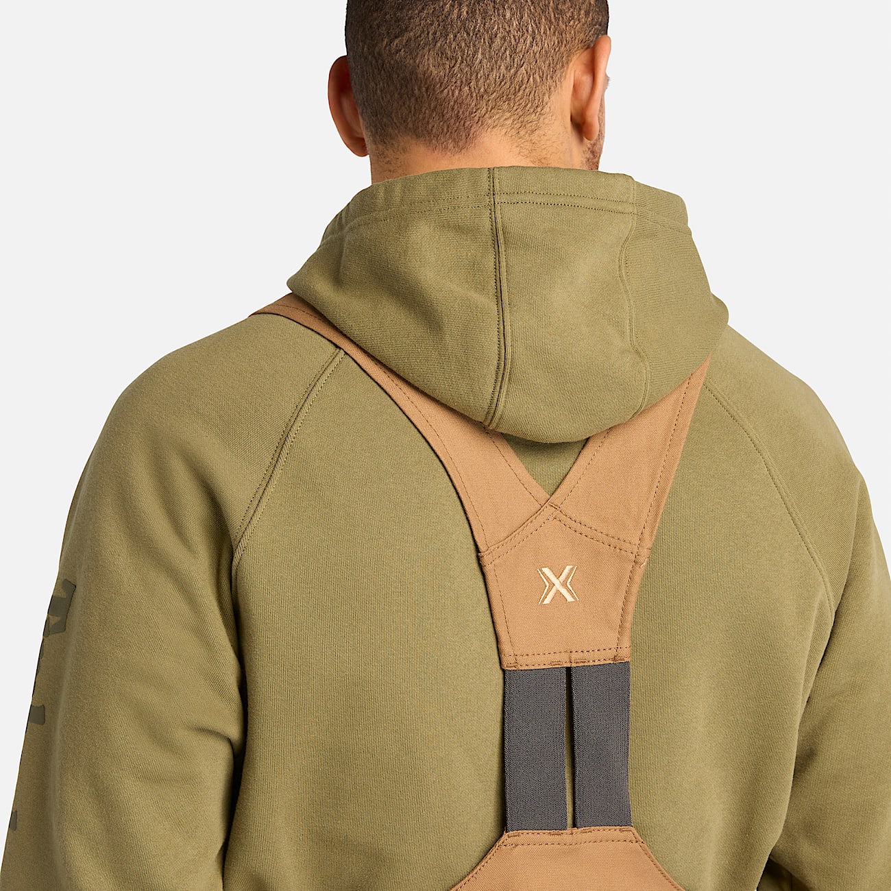 Overol Timberland PRO GritFlex Canvas para hombre TBL Trigo tostado ALT2