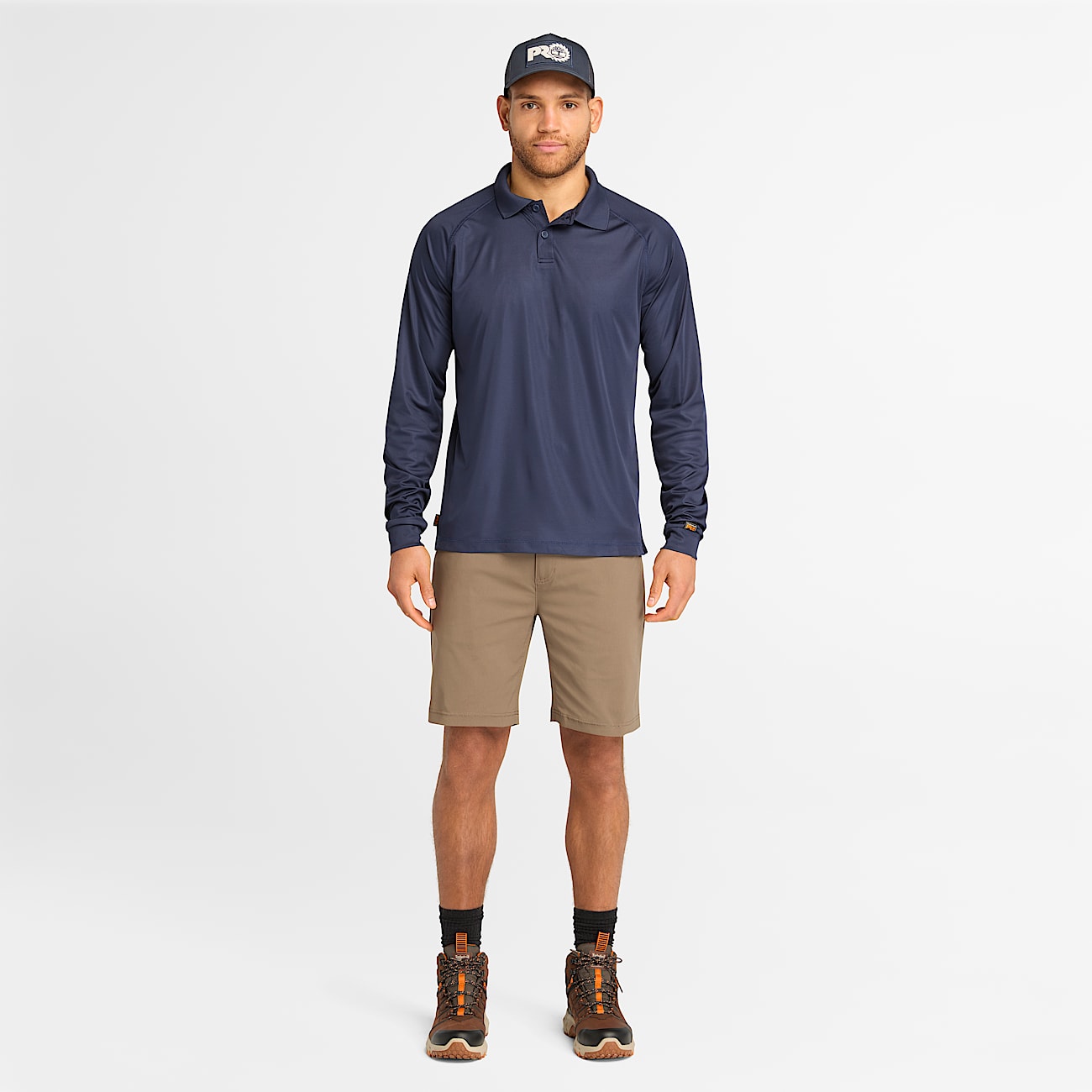 Men's Timberland PRO® Wicking Good Long Sleeve Polo - 2