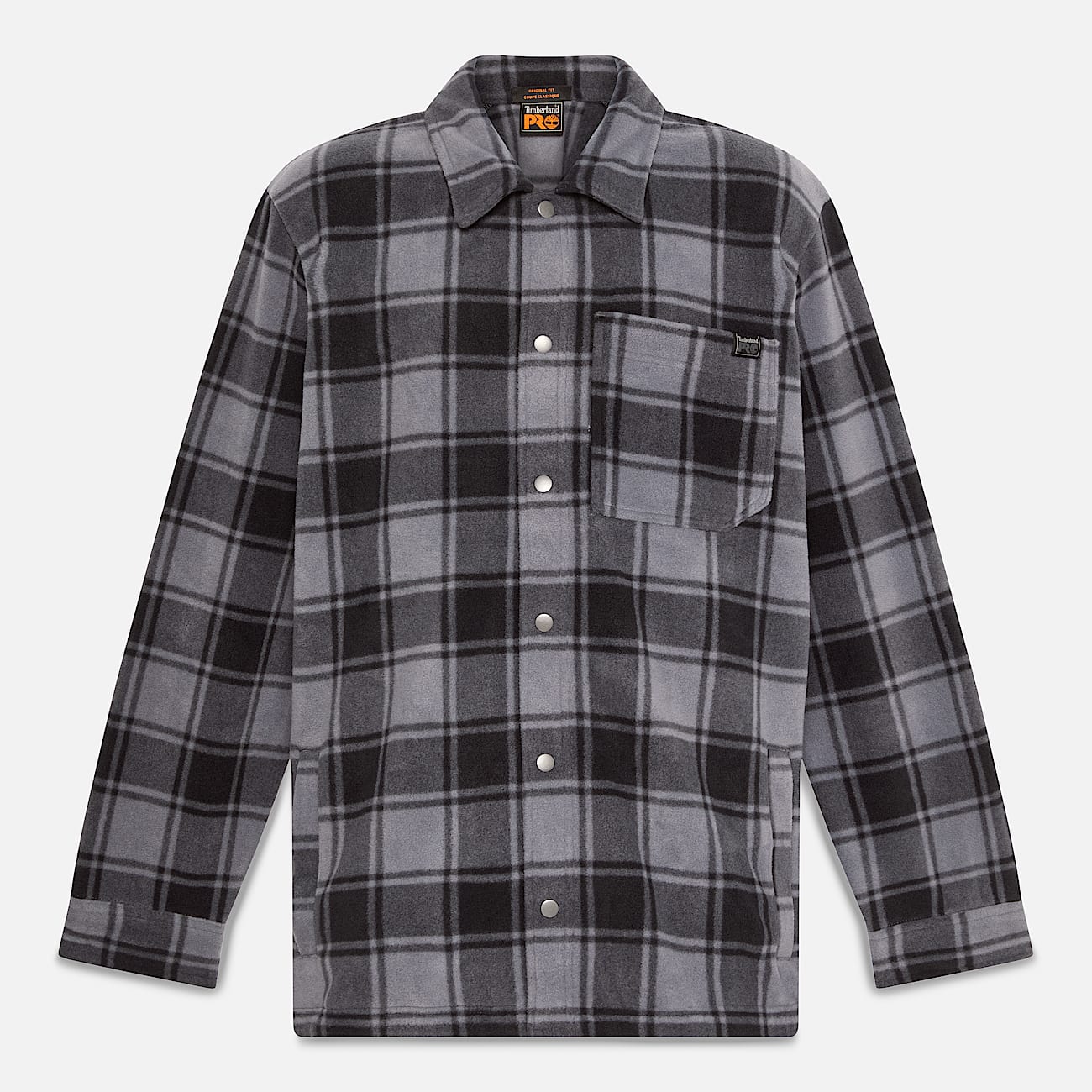 Mens Timberland PRO Gritman Check Heavyweight Fleece Shirt TBL Tornado Tartan ALT10