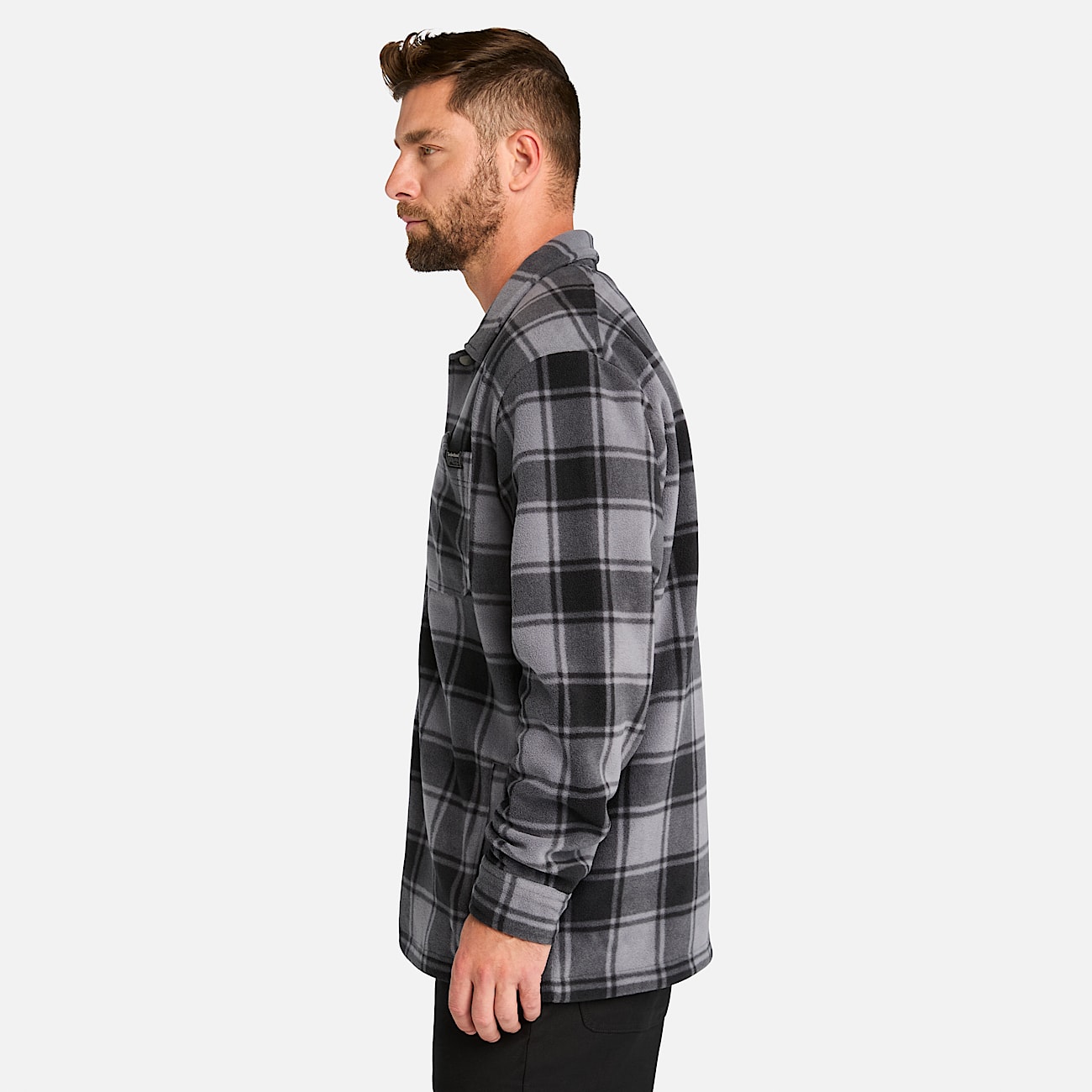 Mens Timberland PRO Gritman Check Heavyweight Fleece Shirt TBL Tornado Tartan ALT8