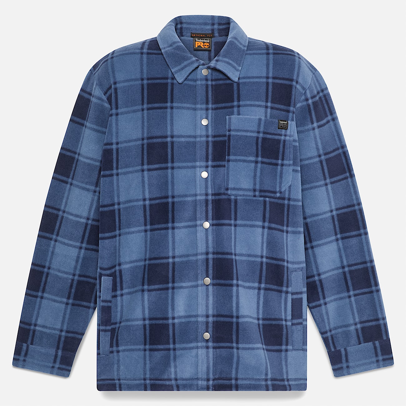 Camisa Gritman Check Heavyweight Fleece para hombre TBL Vintage Indigo Tartn ALT10