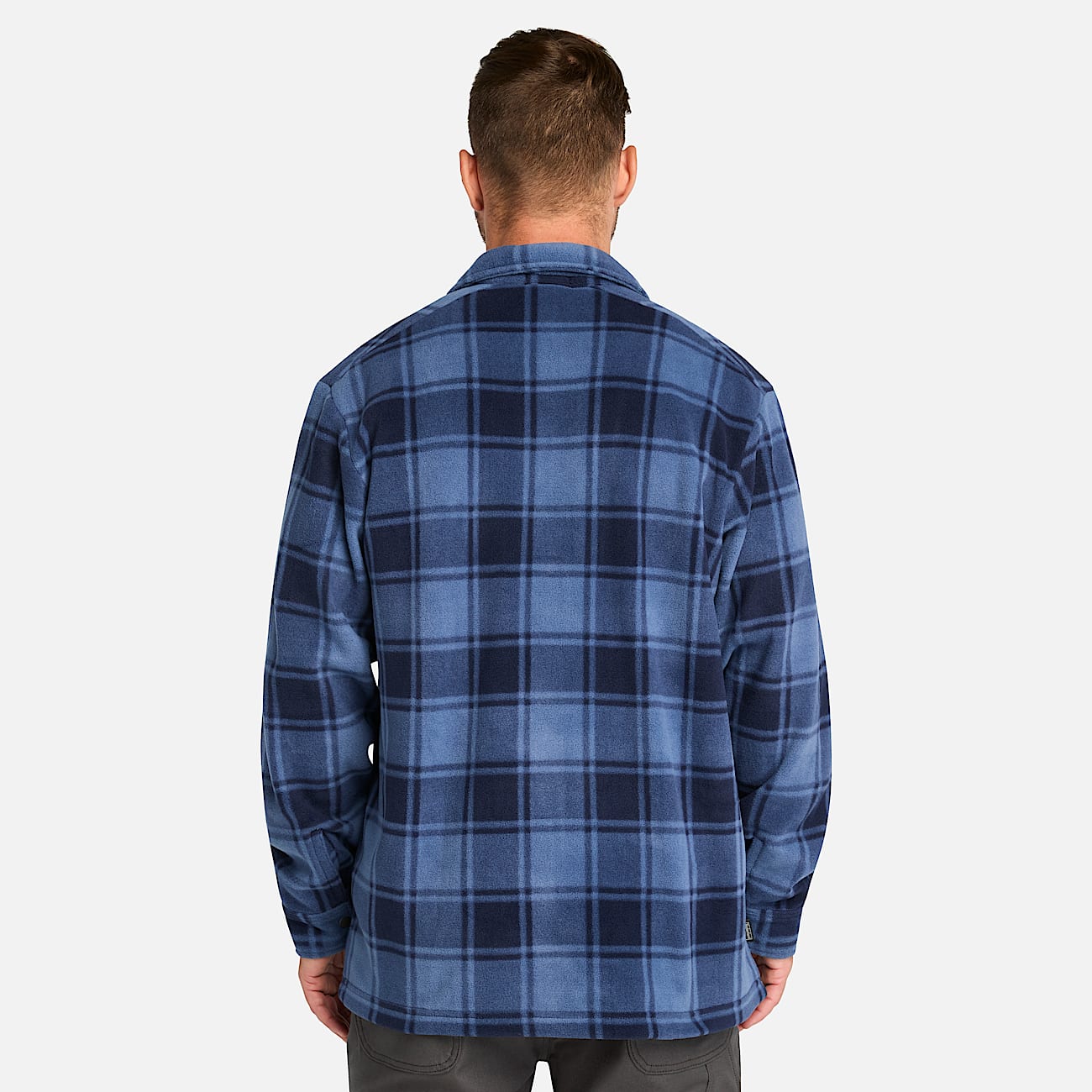 Camisa Gritman Check Heavyweight Fleece para hombre TBL Vintage Indigo Tartn ALT9