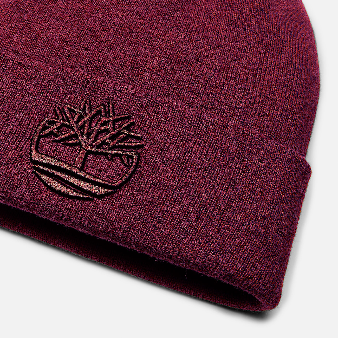 3D Embroidered Beanie TBL Burgundy ALT1