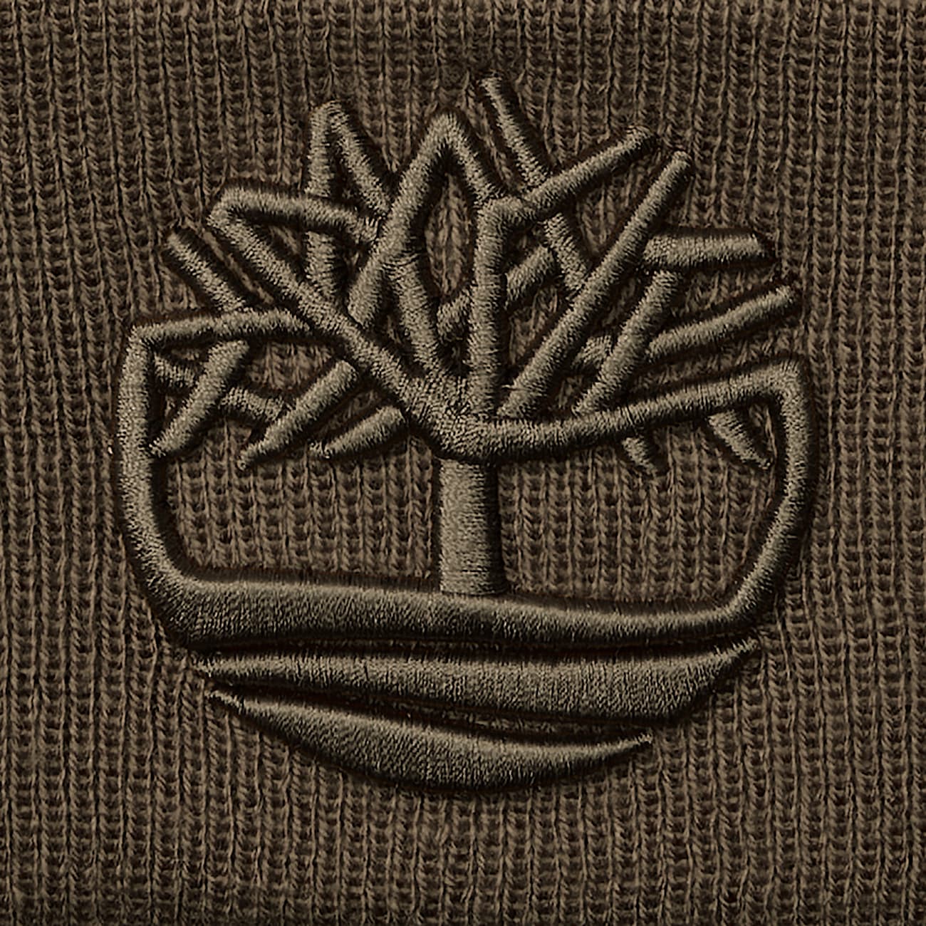 3D Embroidered Beanie TBL Chocolate Chip ALT2