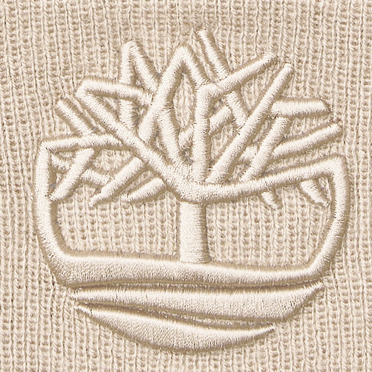 Gorro bordado en 3D TBL Color beige claro ALT2