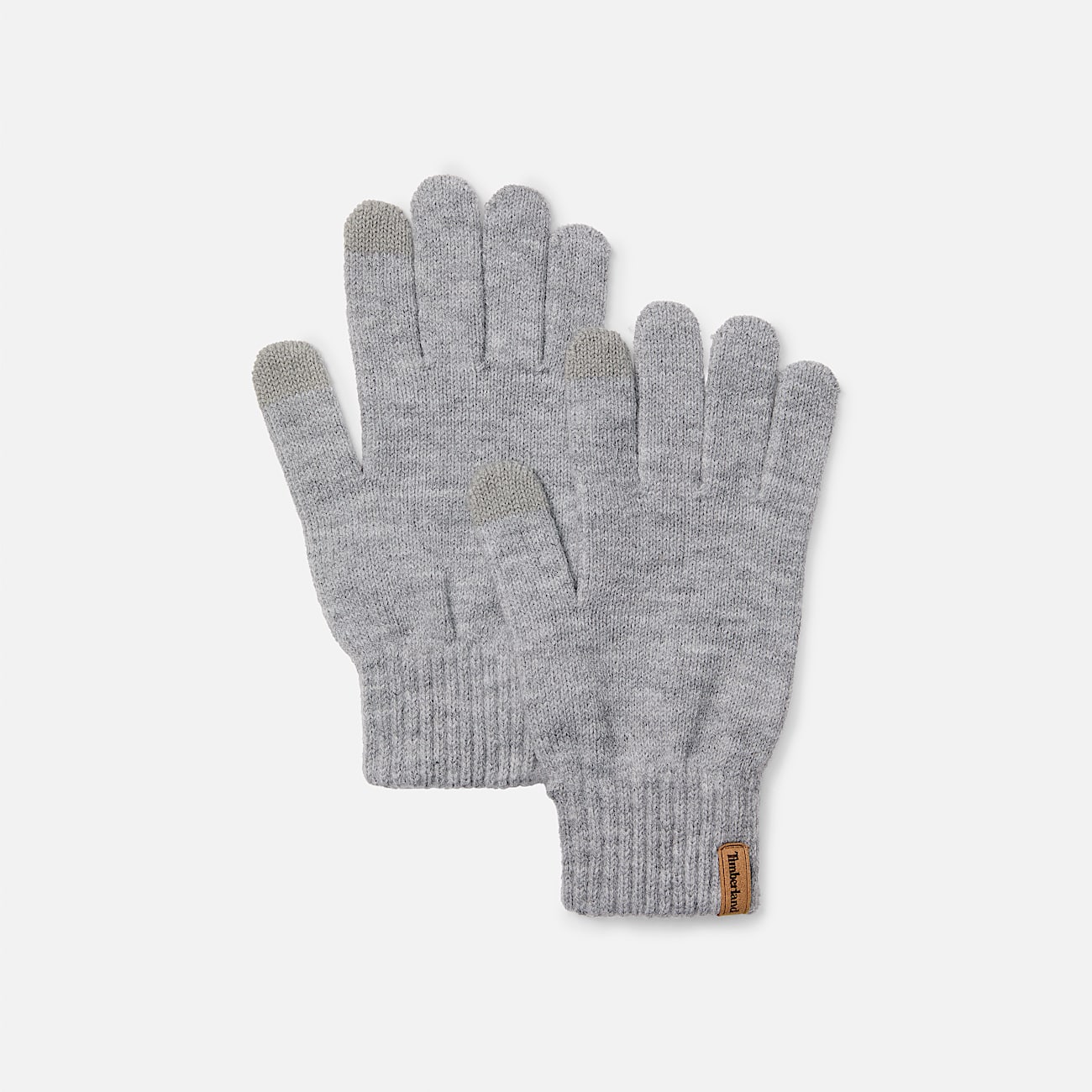 Mens Rib Knit Glove TBL Medium Grey Heather HERO
