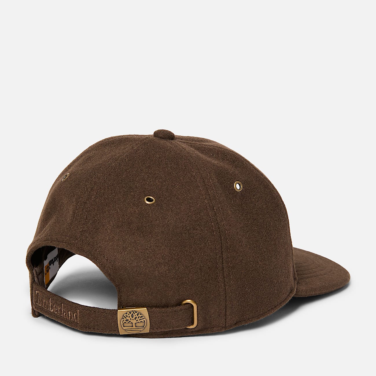 Gorra de bisbol totalmente de lana TBL Marrn chocolate ALT1
