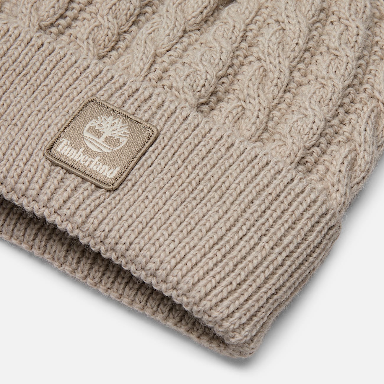 Chunky Cable Beanie TBL Taupe ALT1