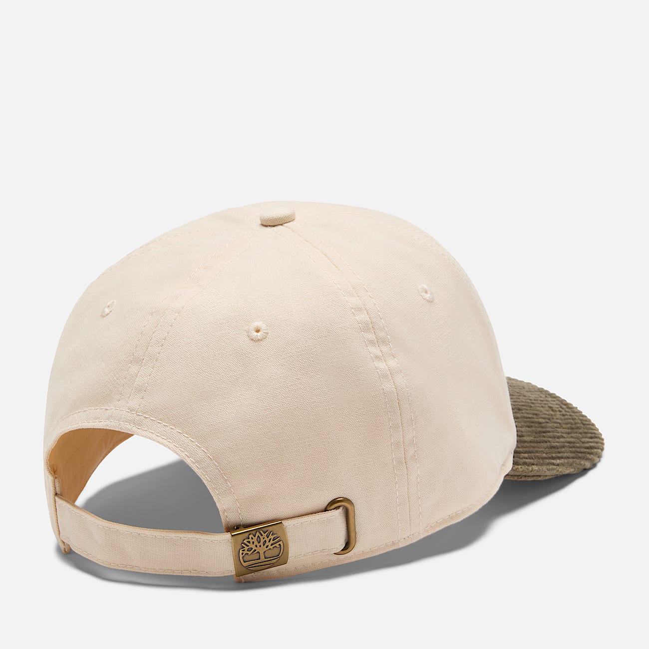 Gorra de bisbol de lona y pana TBL Color beige claro ALT1
