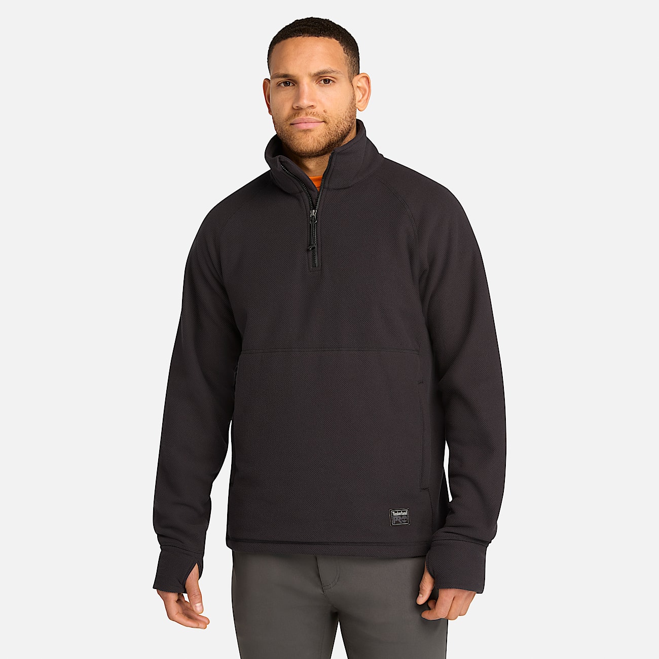 Men's Timberland PRO® Irvine 1/4-Zip Waffle Fleece Jacket - 1