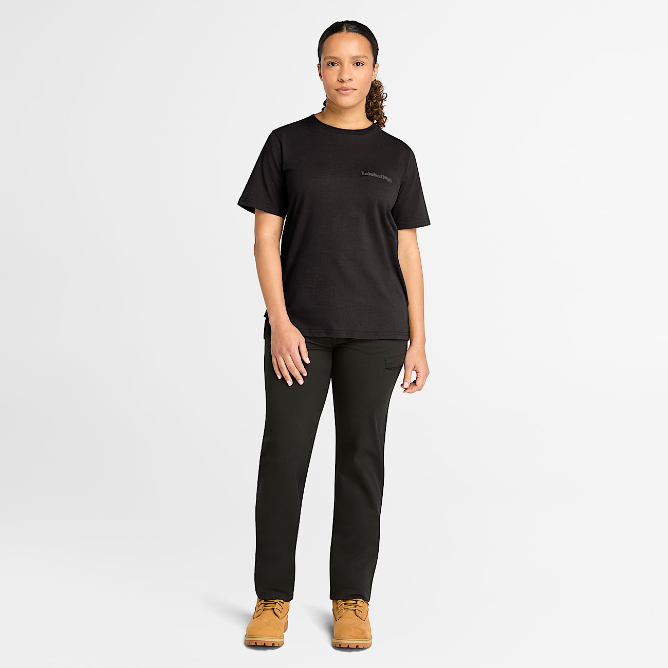 Womens Timberland PRO Core TShirt TBL Black ALT1