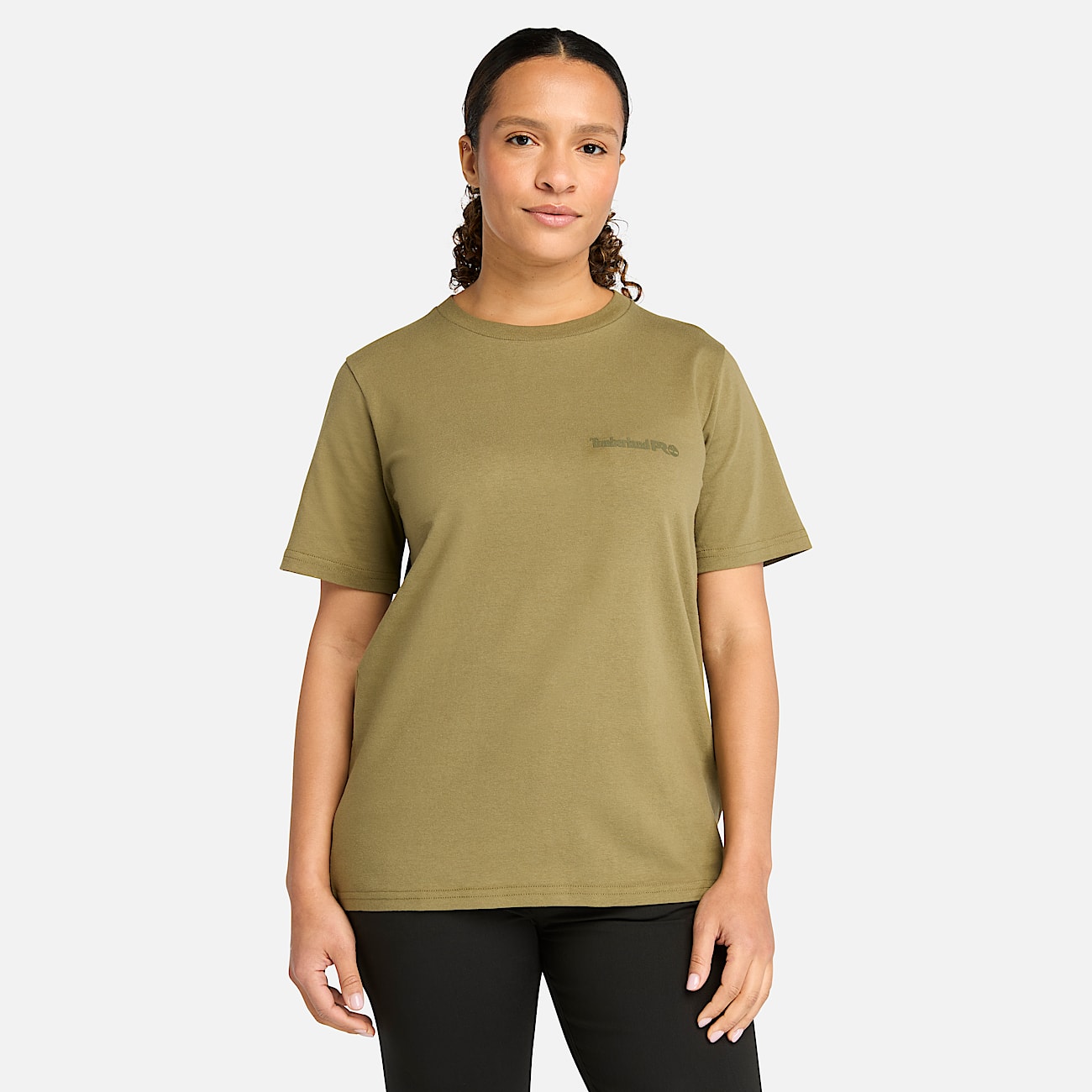 Womens Timberland PRO Core TShirt TBL Burnt Olive HERO