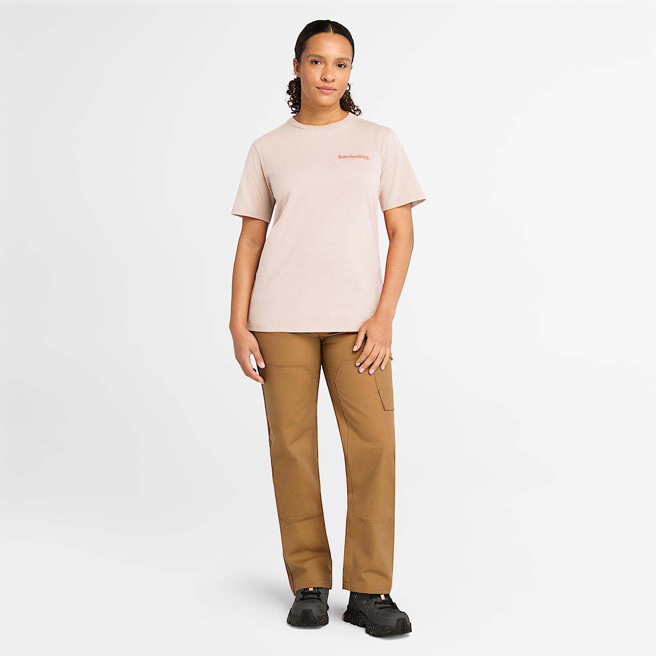 Womens Timberland PRO Core TShirt TBL Cameo Rose ALT1