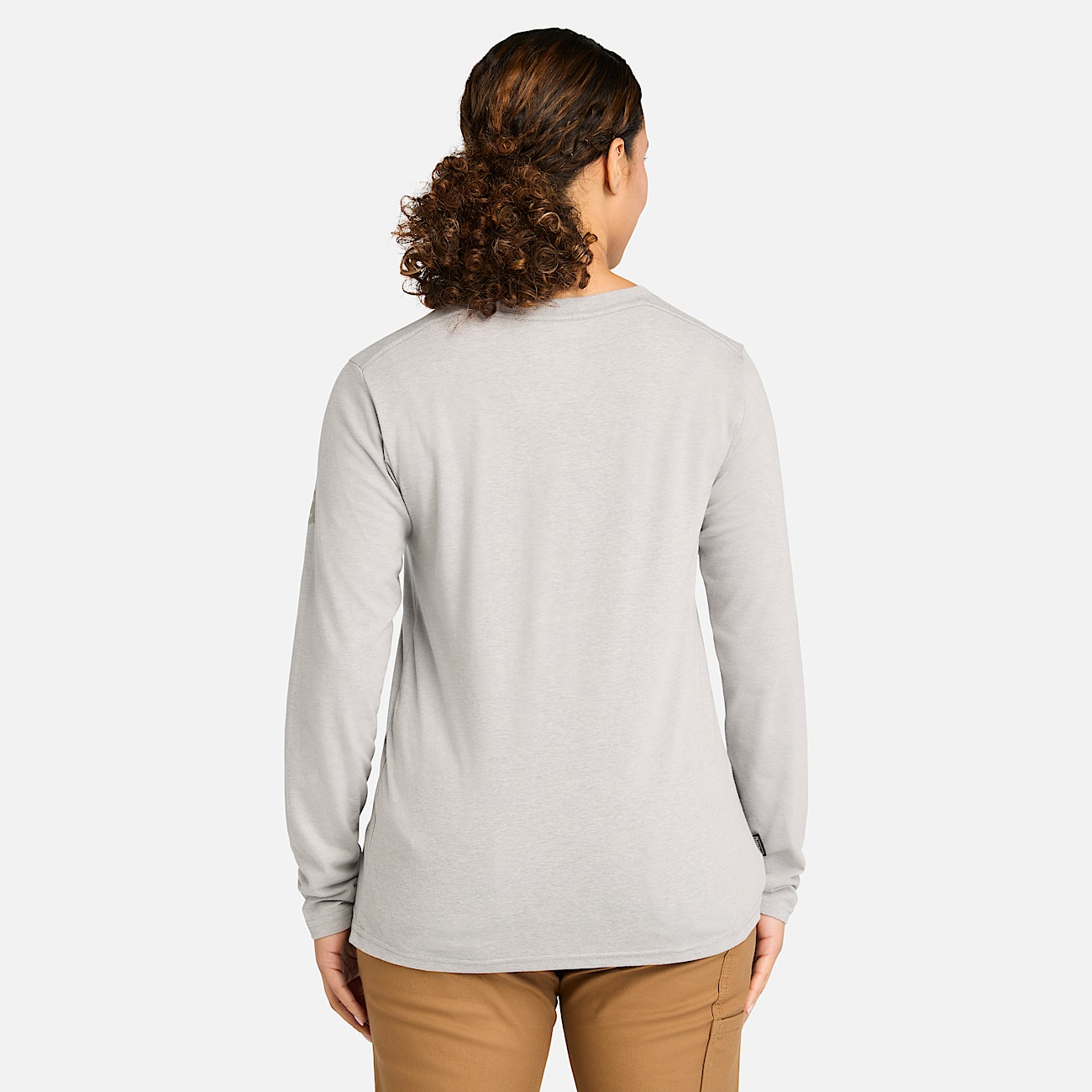 Womens Timberland PRO Core LongSleeve TShirt TBL Grey Heather ALT9