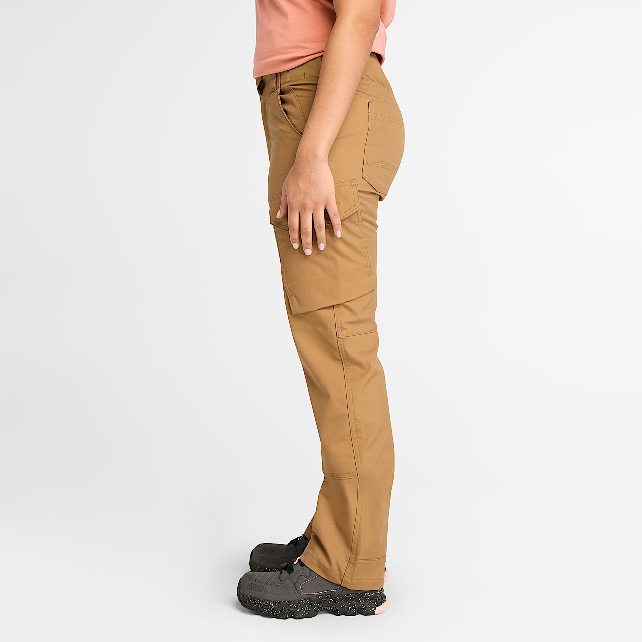 Womens Timberland PRO DoubleFront Duck Utility Pant TBL Dark Wheat ALT8