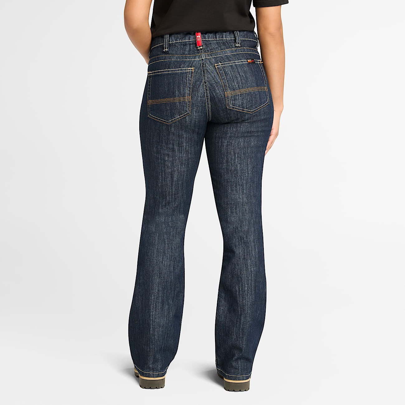 Jeans de trabajo Timberland PRO GritNGrind FlameResistant Flex Denim para mujer TBL Lavado oscuro ALT9