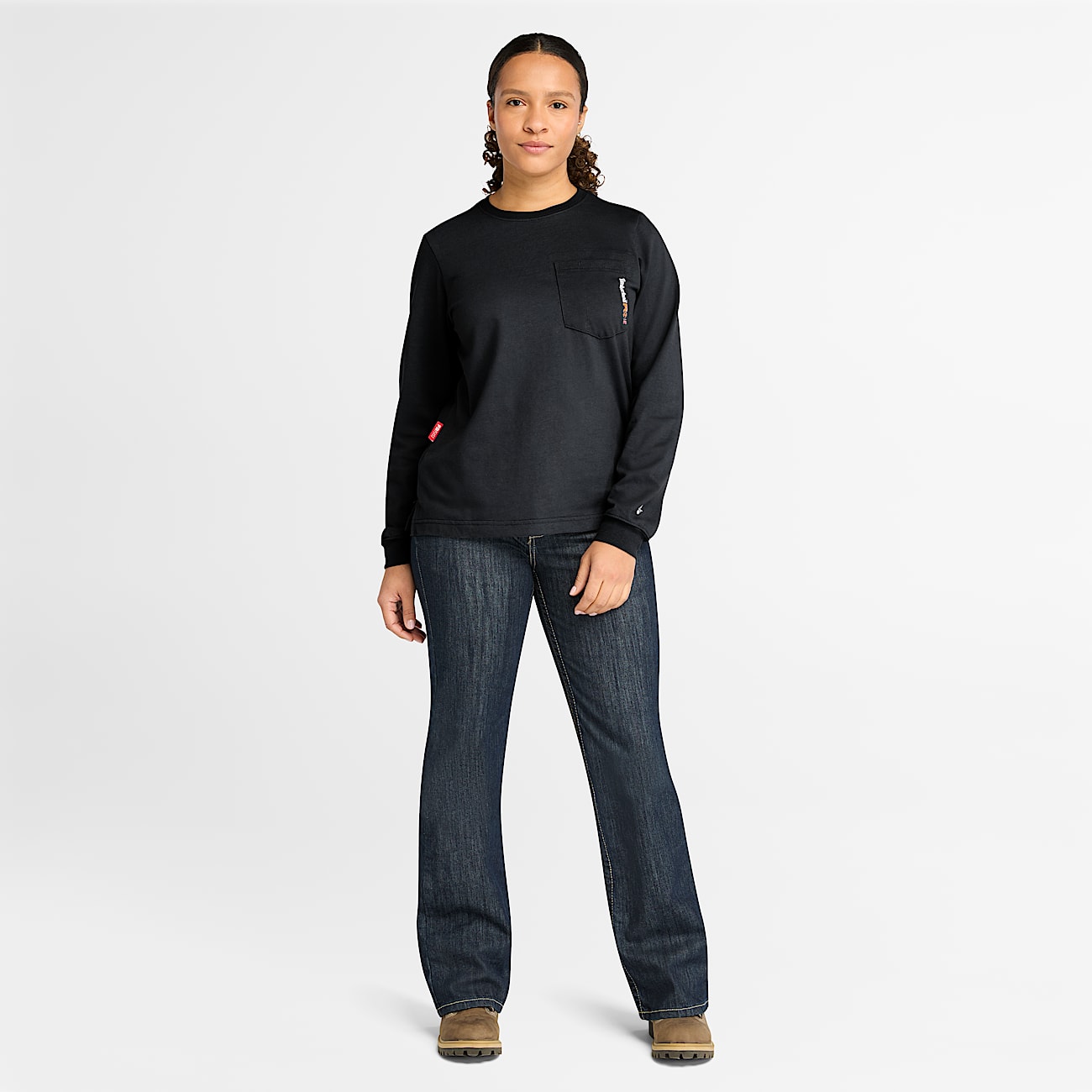 Women's Timberland PRO® Cotton Core Flame-Resistant Long-Sleeve T-Shirt - 2