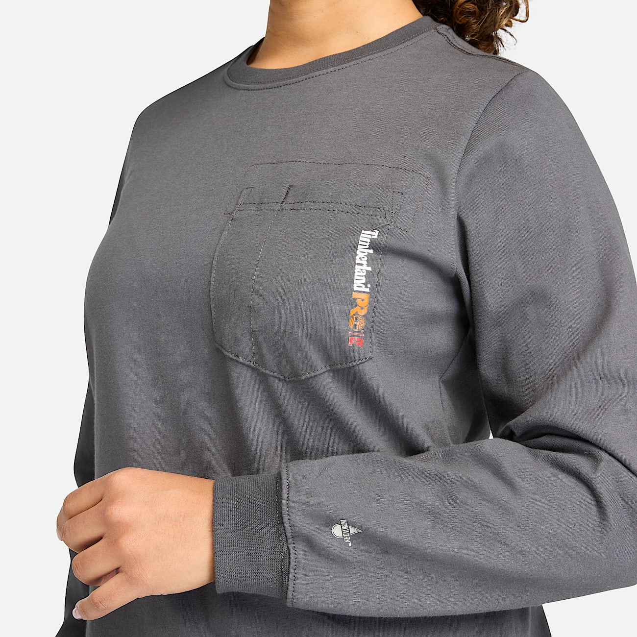 Women's Timberland PRO® Cotton Core Flame-Resistant Long-Sleeve T-Shirt - 3