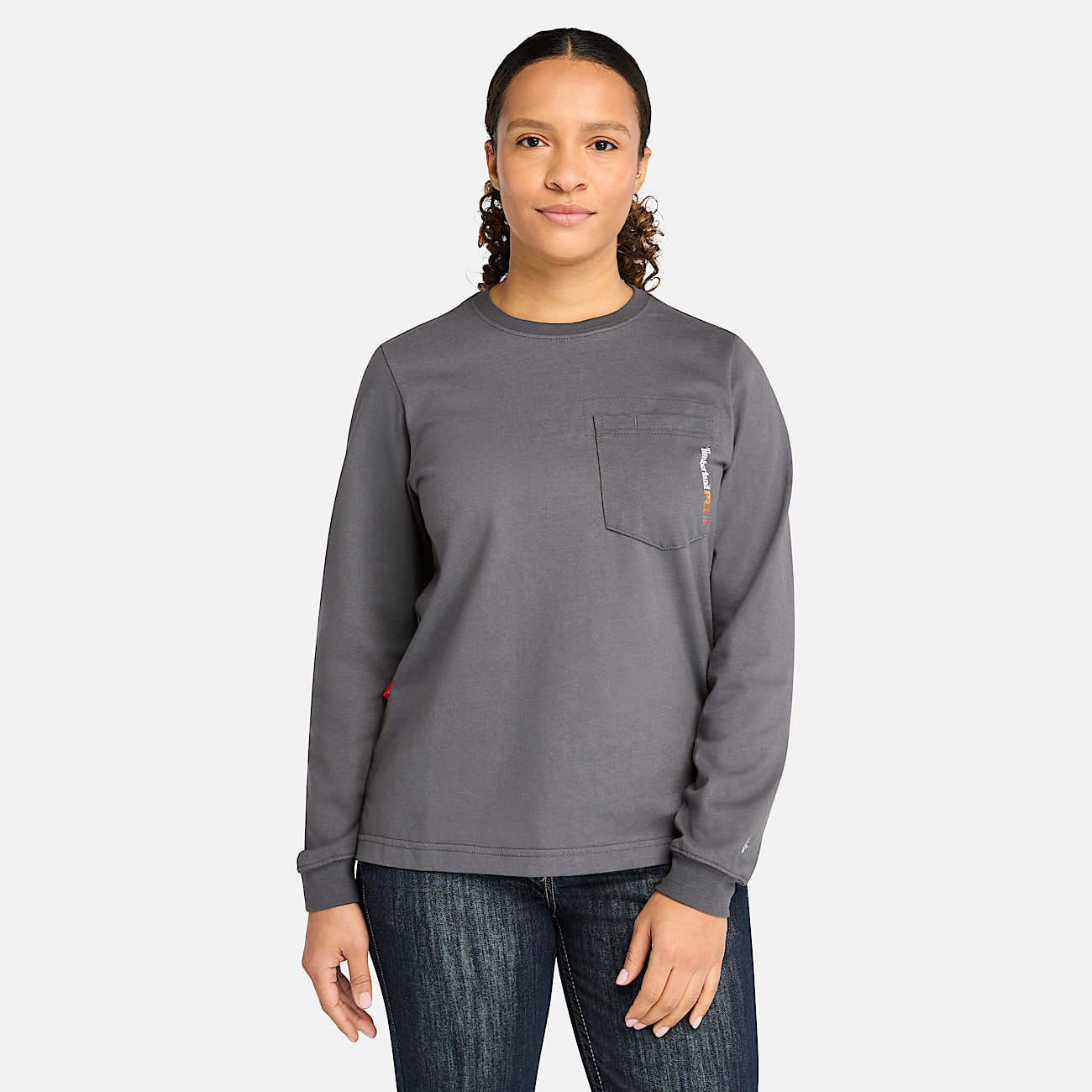 Women's Timberland PRO® Cotton Core Flame-Resistant Long-Sleeve T-Shirt - 1