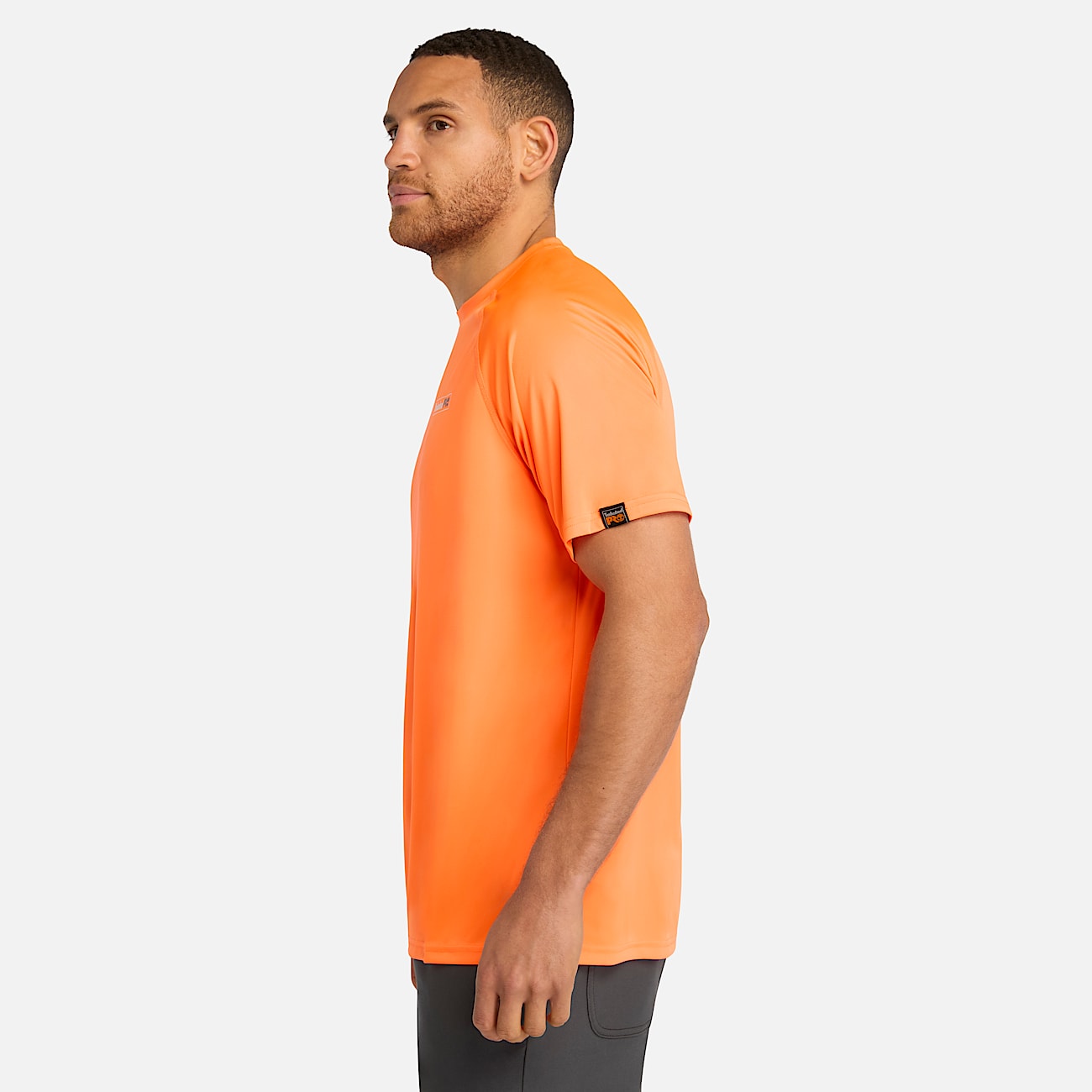 Mens Timberland PRO Wicking Good Sport TShirt TBL Bright Orange ALT8