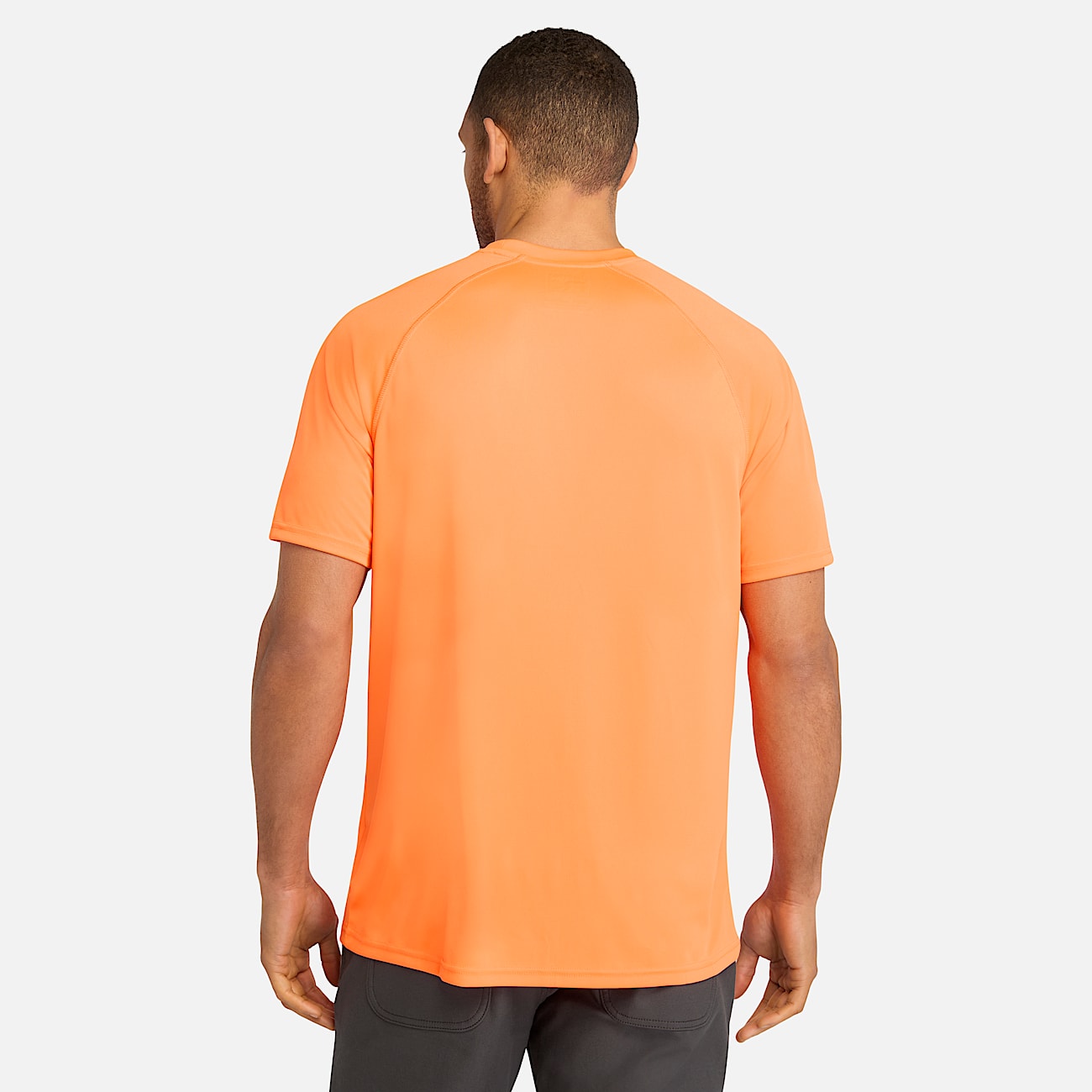 Mens Timberland PRO Wicking Good Sport TShirt TBL Bright Orange ALT9