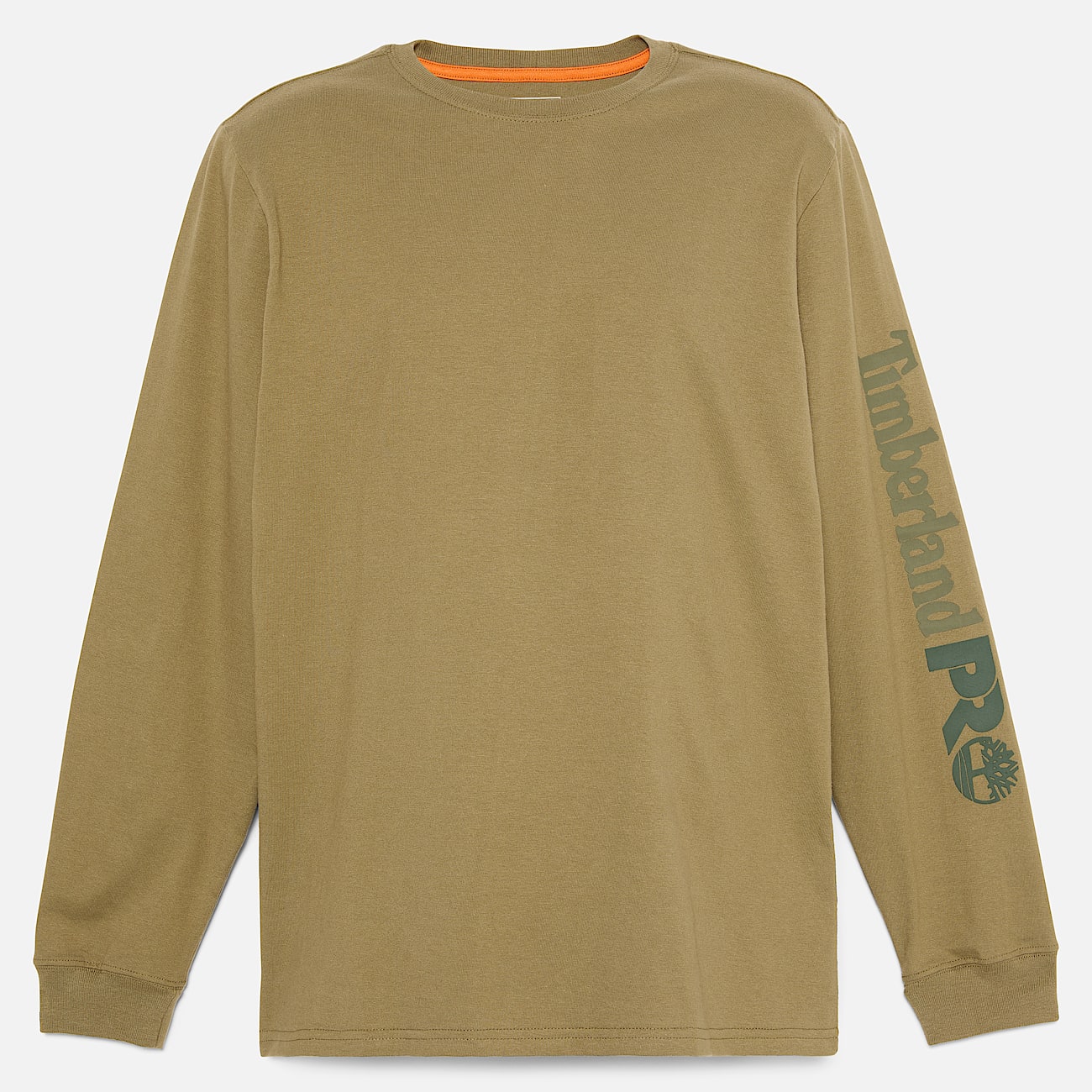 Mens Timberland PRO Core Logo LongSleeve TShirt TBL Burnt Olive ALT10