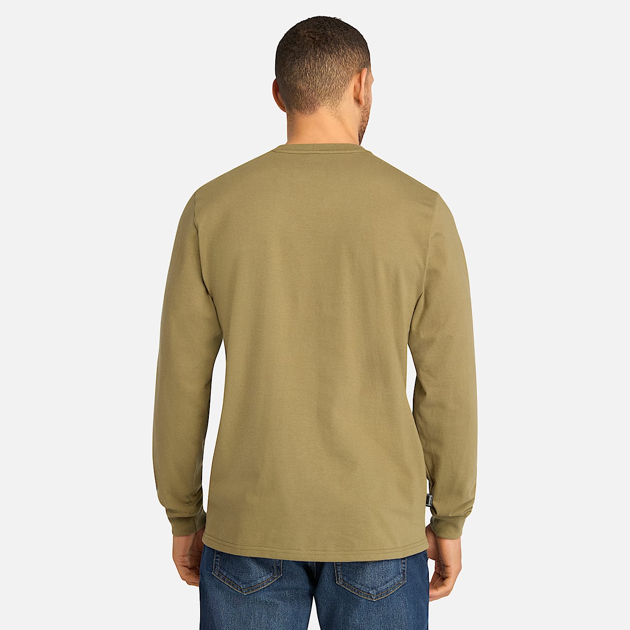 Mens Timberland PRO Core Logo LongSleeve TShirt TBL Burnt Olive ALT9
