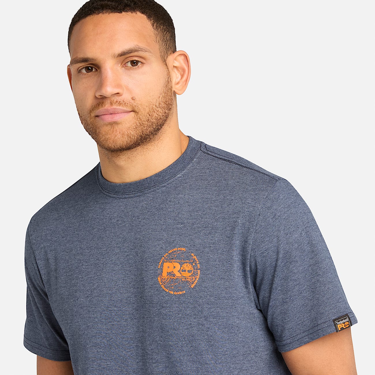 Tshirt estampada para hombre Timberland PRO Core ADND TBL Azul oscuro jaspeado ALT2