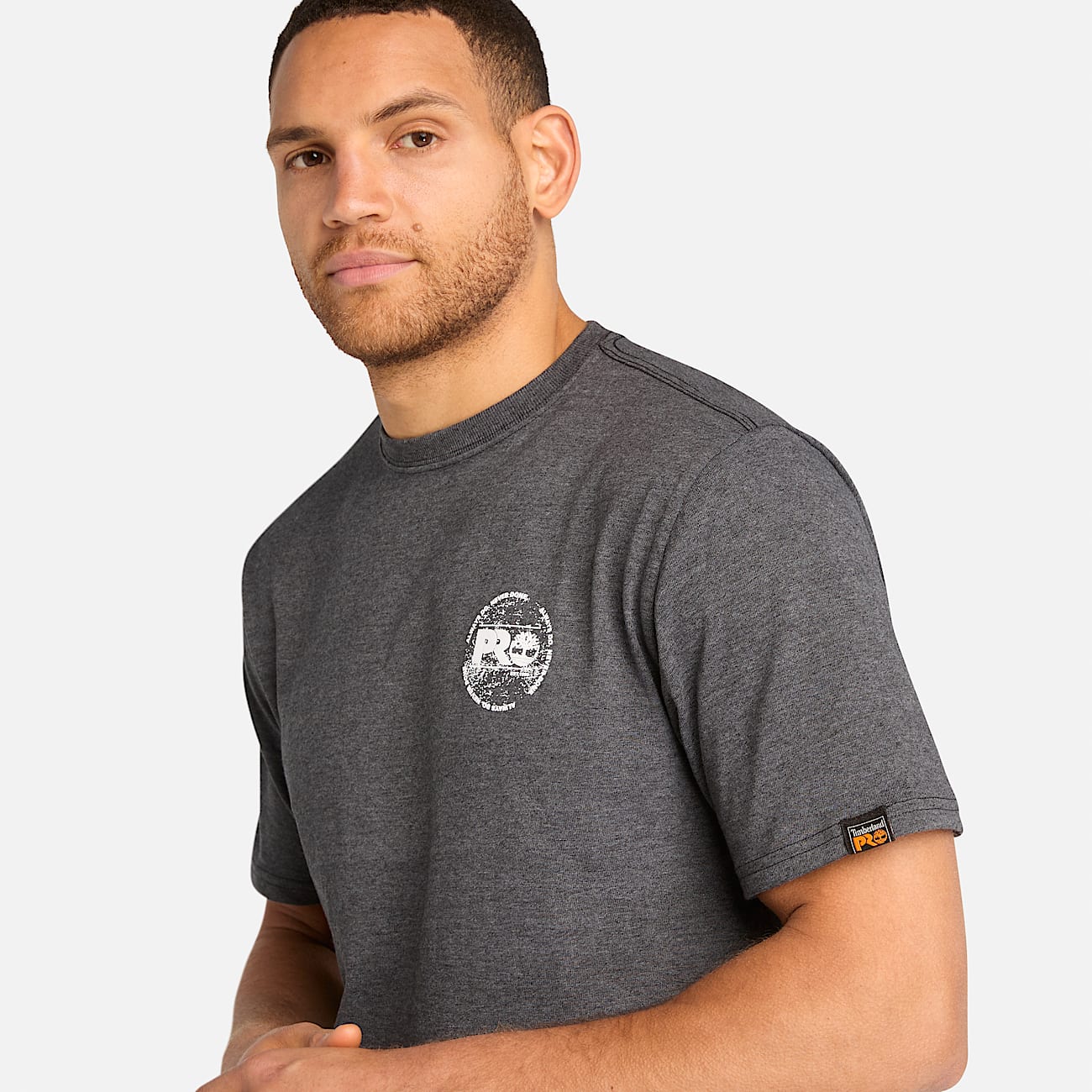 Mens Timberland PRO Core ADND Graphic TShirt TBL Deepest Grey Heather ALT2