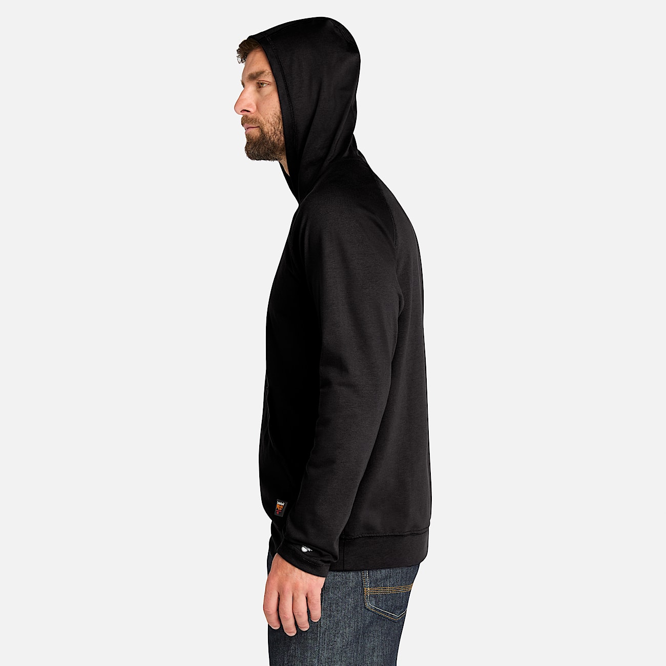 Hoodie para hombre Cotton Core Resistente al fuego TBL Negro ALT8