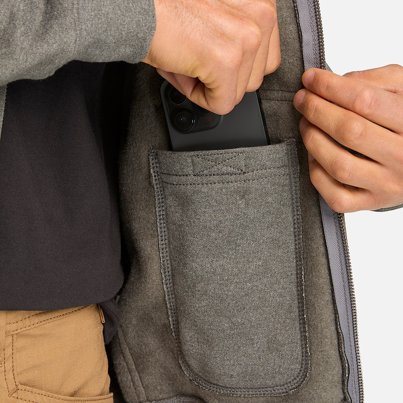 Hoodie para hombre Hood Honcho Sport con cierre completo - 4