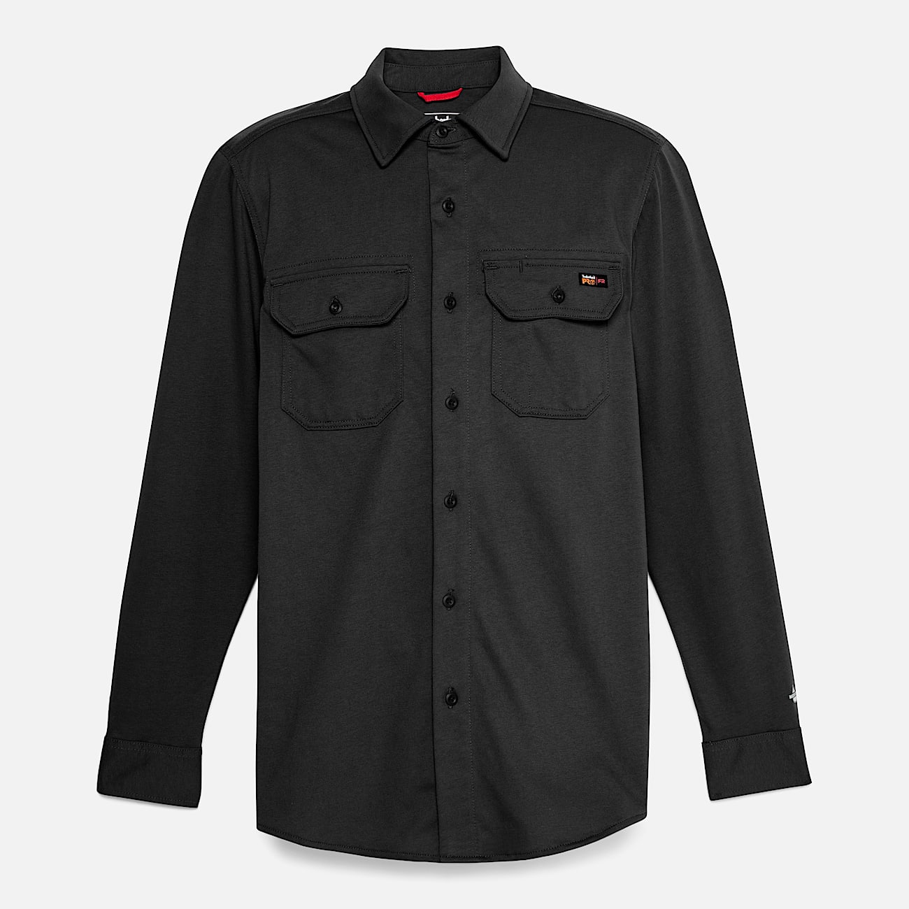Camisa ignfuga de algodn Timberland PRO para hombre TBL Negro ALT10