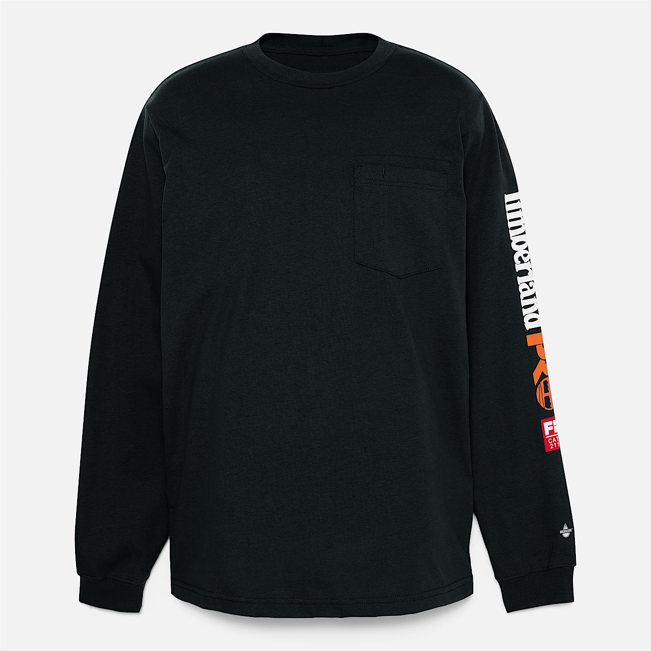 Mens Timberland PRO Cotton Core FlameResistant LongSleeve TShirt TBL Black ALT10