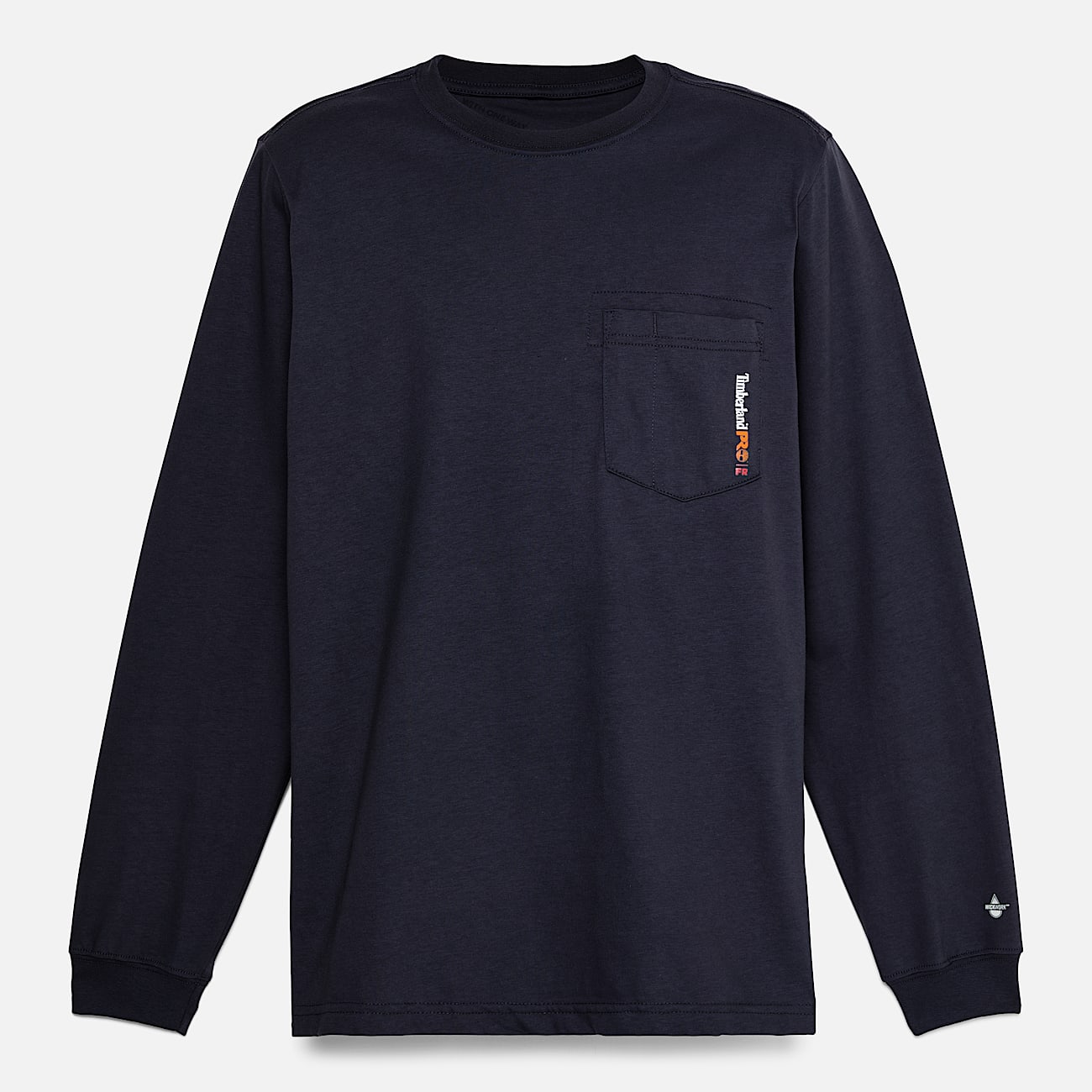 Mens Timberland PRO Cotton Core FlameResistant LongSleeve TShirt TBL Navy ALT10