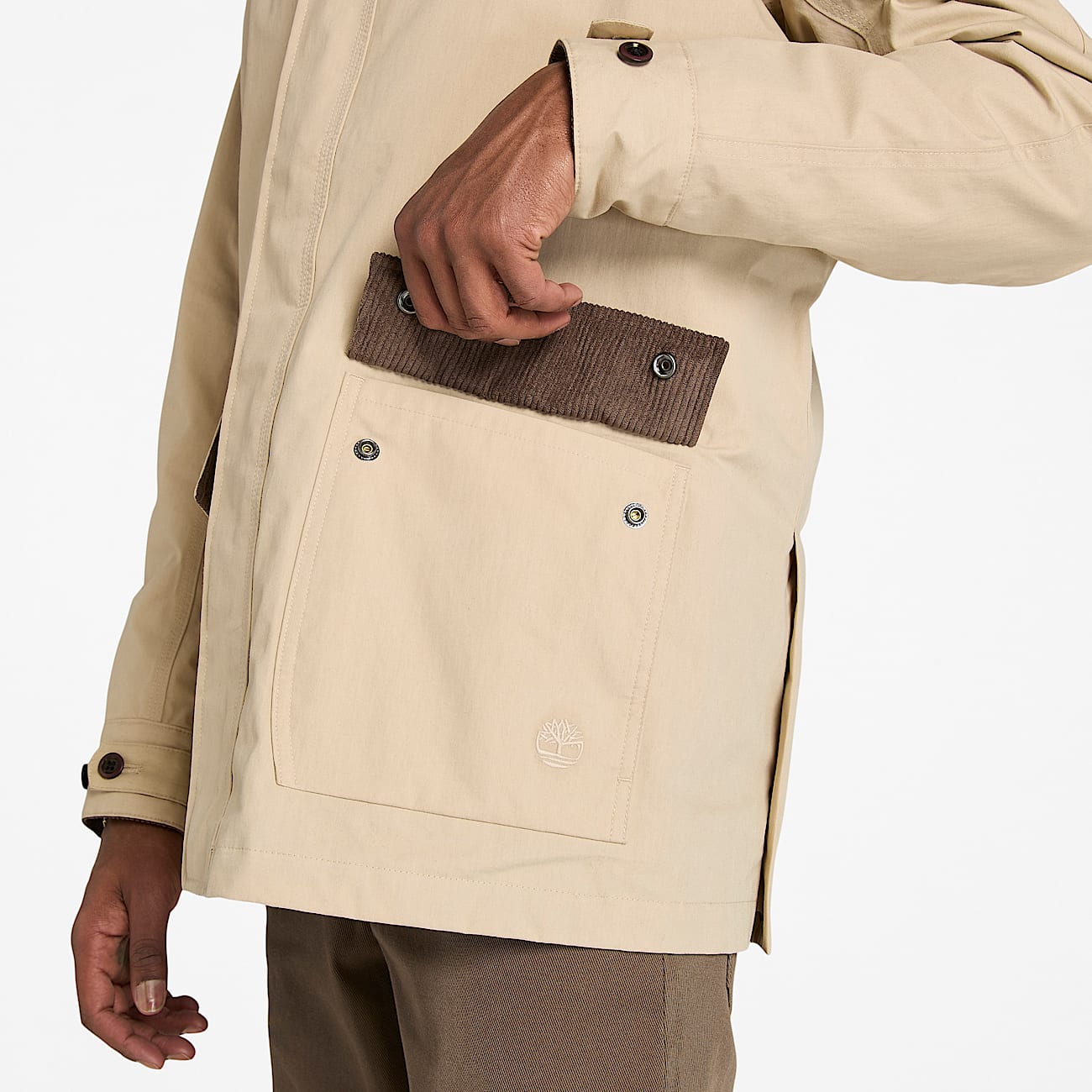 Mens Wenham Waterproof Barn Coat TBL Safari Brown ALT2