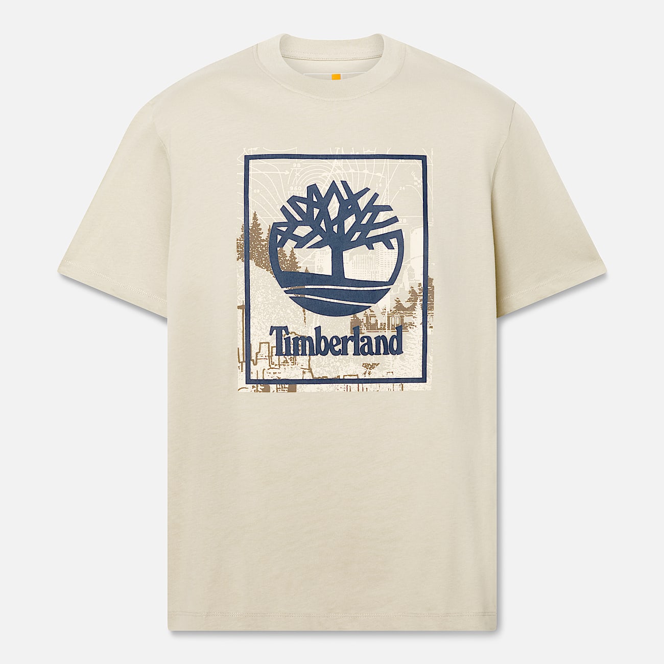 Mens Front Seasonal Stack Logo Graphic TShirt TBL Taupe ALT10