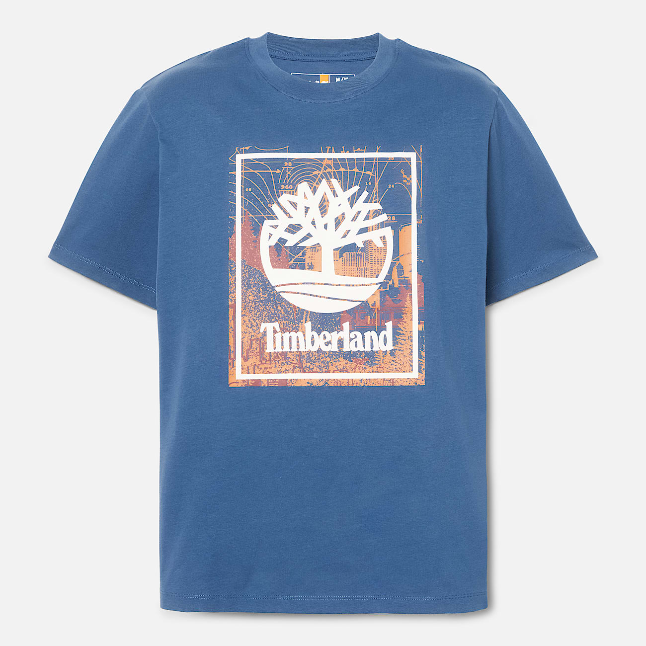 Playera Grfica con logotipo de temporada en la parte delantera para hombre TBL Azul oscuro ALT10